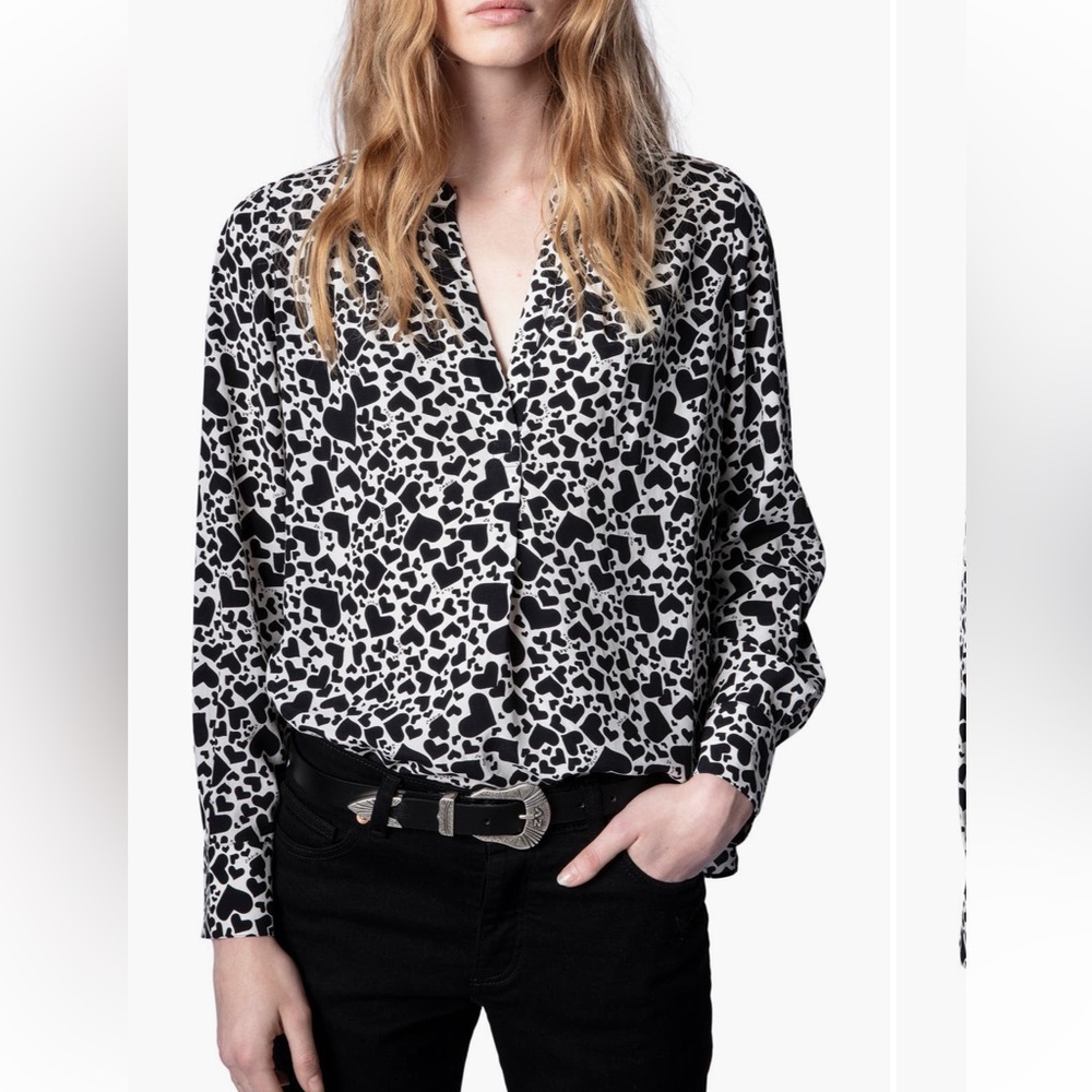 Zadig & Voltaire Tink Heart
Print Blouse